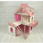 Будиночок для ляльок «Сонячна дача» з шпалерами - image-0